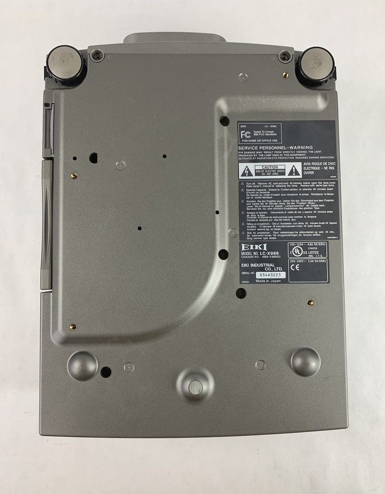 EIKI LC-X986 LCD Projector - Tested