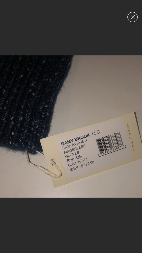 Ramy Brook Fingerless Gloves NWT in Package
