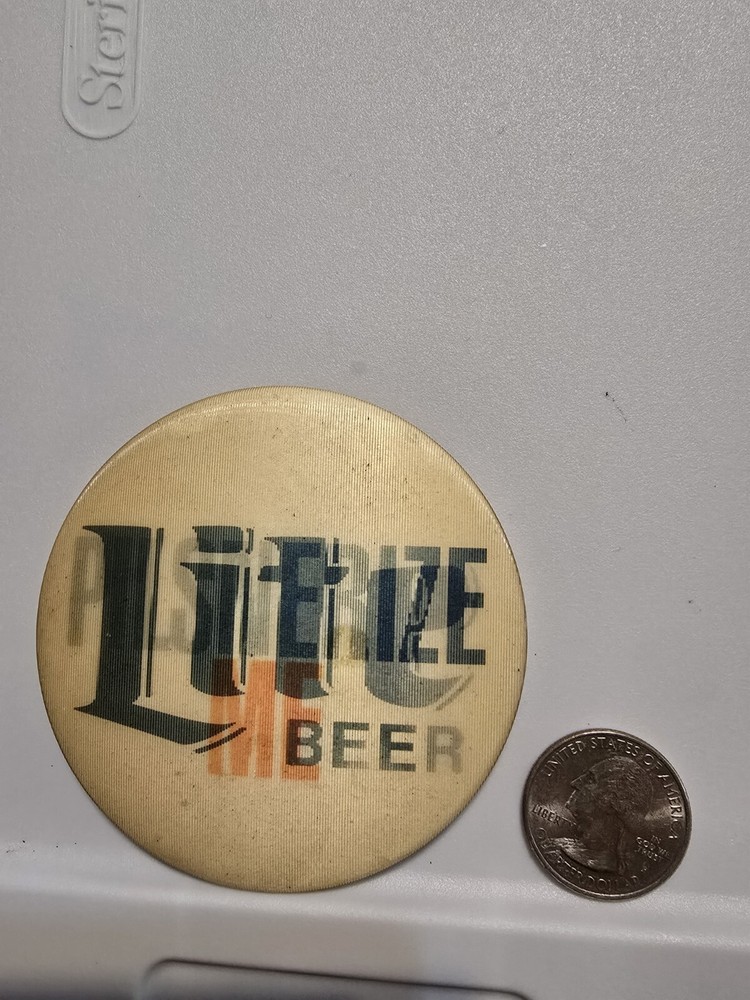 Miller Lite Pilsnerize Me Button Used