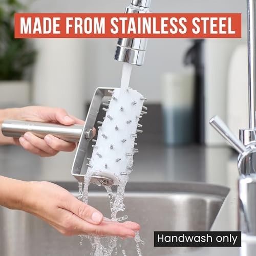 Stainless Steel Pizza Dough Docker Roller - Essential Kitchen Tool for Crackers,