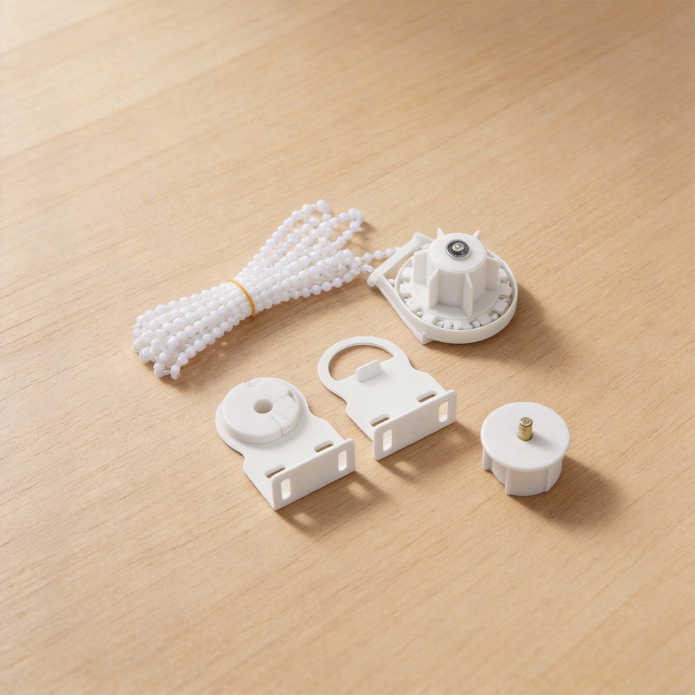 Roller Blind Bracket Kit DIY Bead Chain Kit for Window Curtains 38mm Size