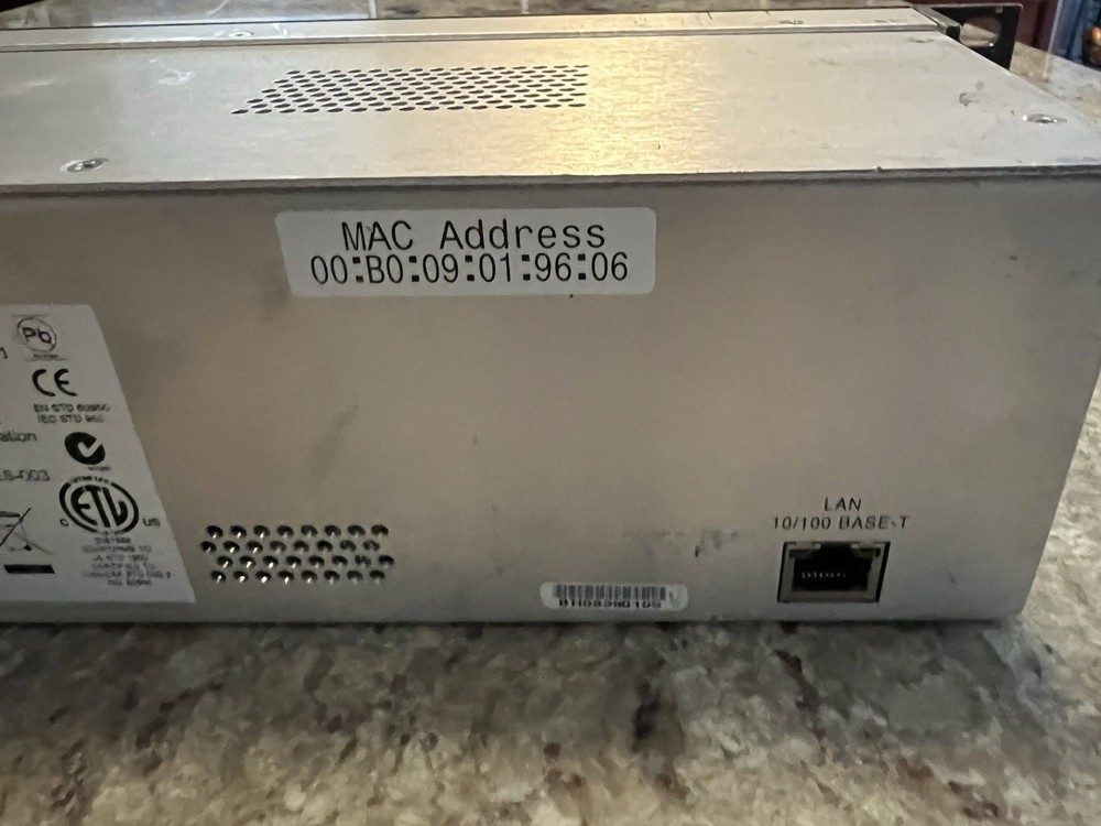 Grass Valley Paging Multi Bus Control Panel Encore/Prelude PMB