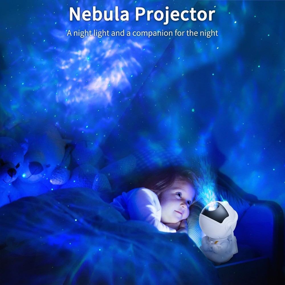 Galaxy Projector Multiple Nebula Modes, Star Projector Galaxy Light with Remo...