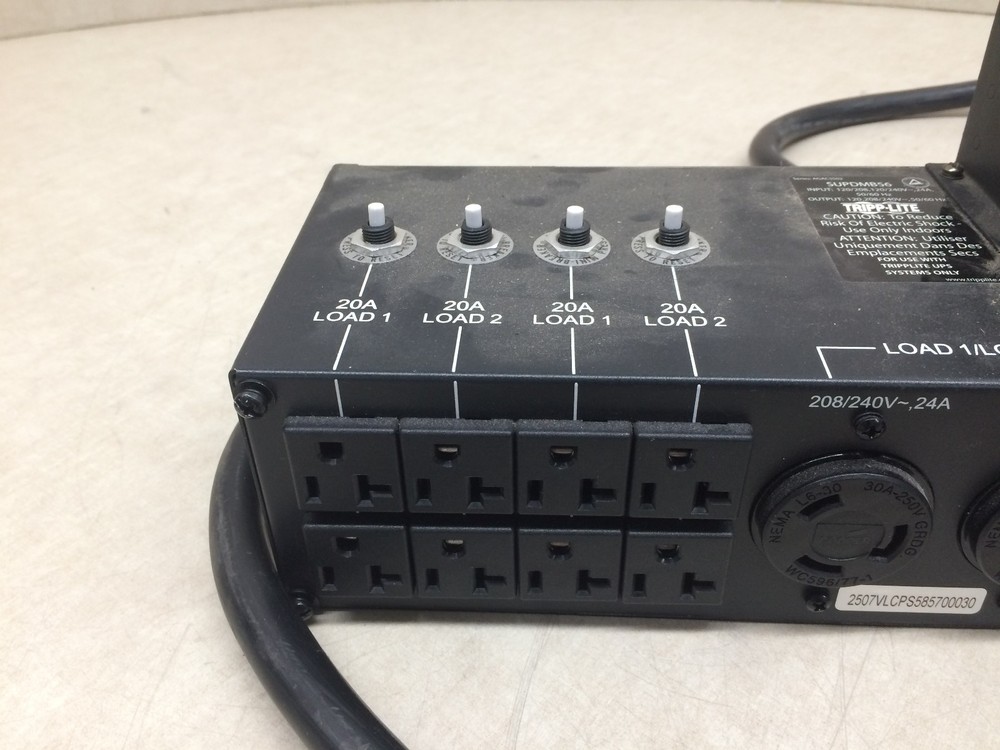 Tripp Lite SU6000RT4U Smart Online UPS Rear Input Output Power Module SUPDMB56