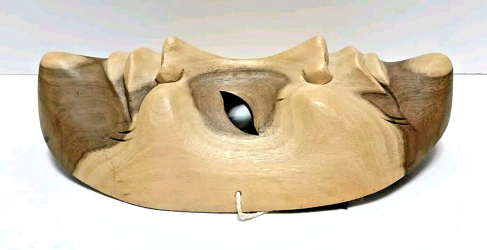 Drama Mask; Wood; Hand-made