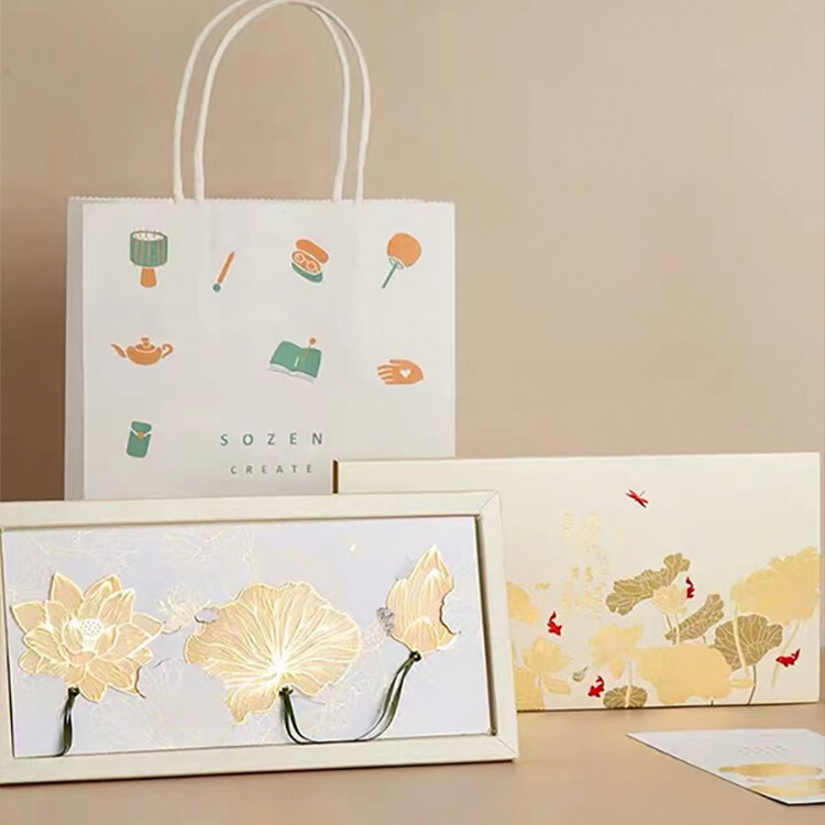 Lotus Bookmark Classical Chinese Style Practical Gift Birthday