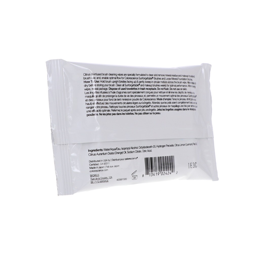 Colorescience Brush Cleaning Wipes 20 ct.