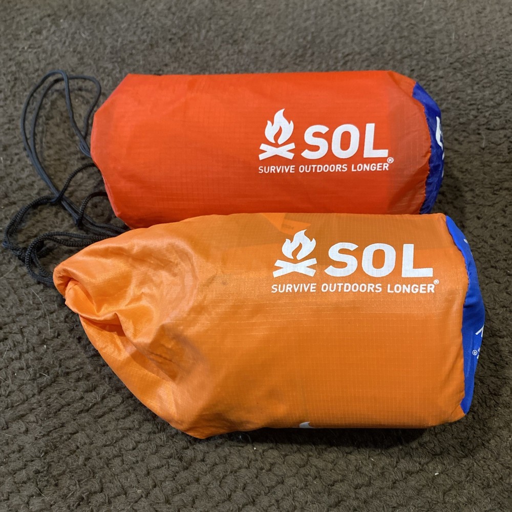Sol Bivvy Emergency Sheets 1-Regular With Whistle And 1-XL