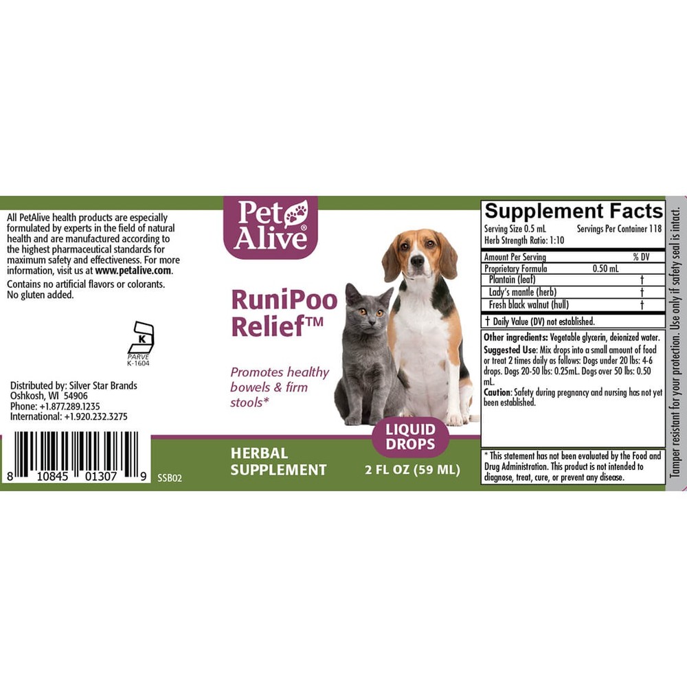 PetAlive RuniPoo Relief 2 Pack