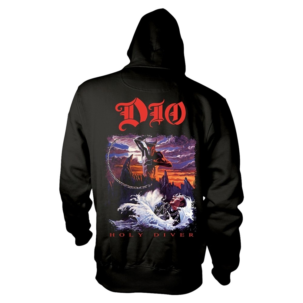 Authentic Dio Holy Diver Pull Over Hoodie S-2XL NEW