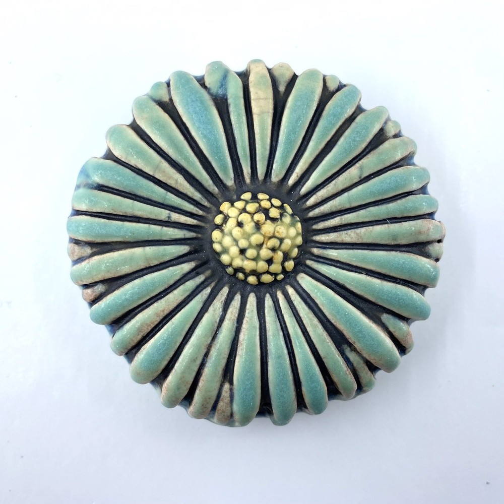 Daisy Ceramic Art by Gretchen Kramp