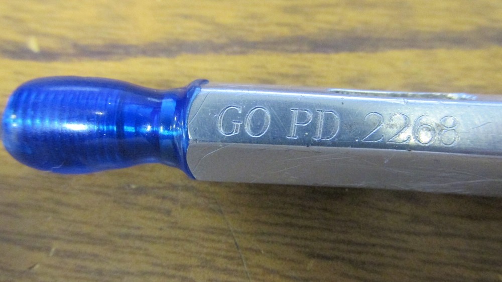 Go No Go Thread Plug Gage Set 1/4"-28 UNF-2B