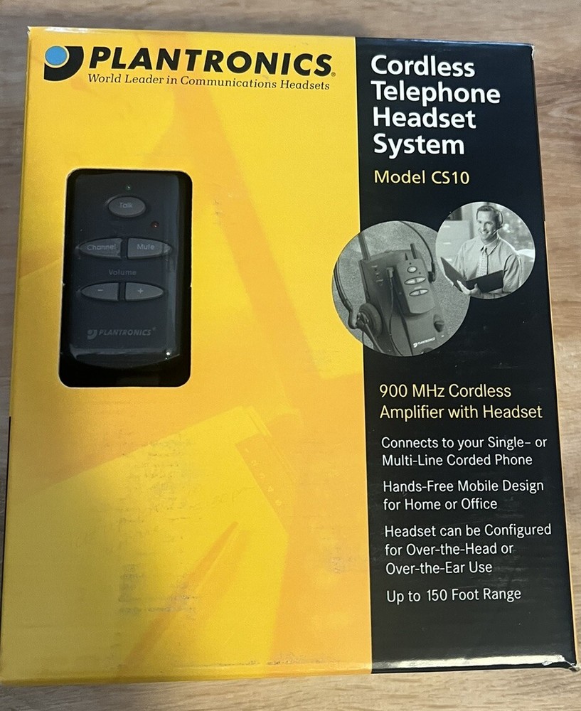 Plantronics CS10 Telephone Headset