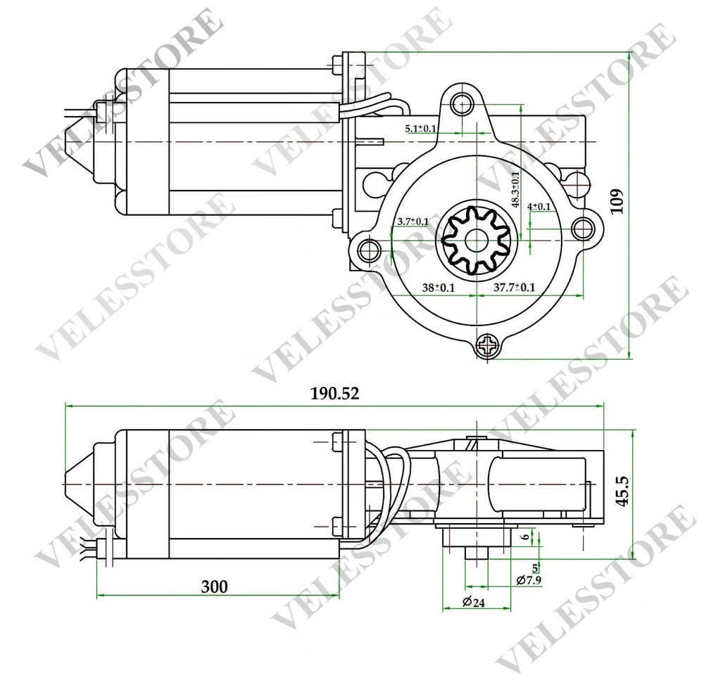 Rv Step Motor New SP1636669 Stromberg Carlson Lippert LCI Frigette Kwikee Coach