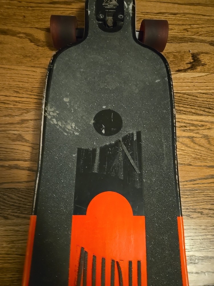 DB Phase 40" Longboard Red and Black With Cloud Ride Wheels