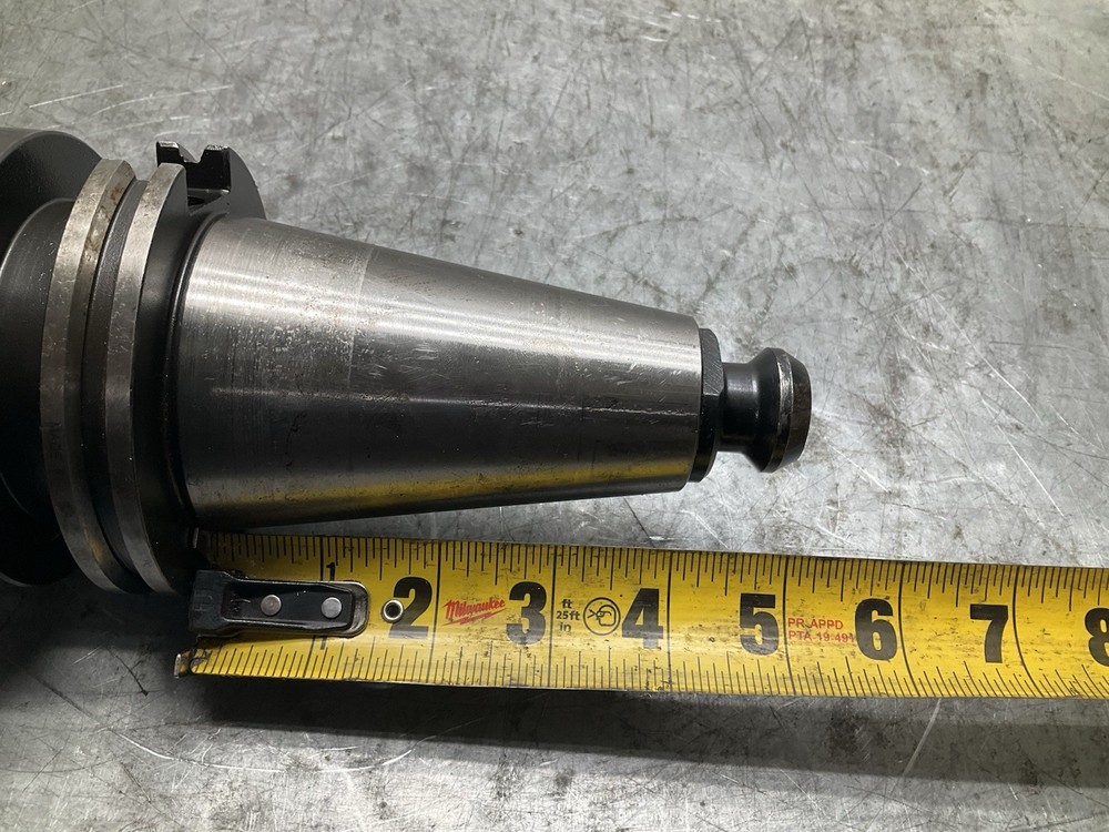 Lot of 2ea Widia Command 2" Straight Cat 50 Tool Holders w/ Shell Adapters