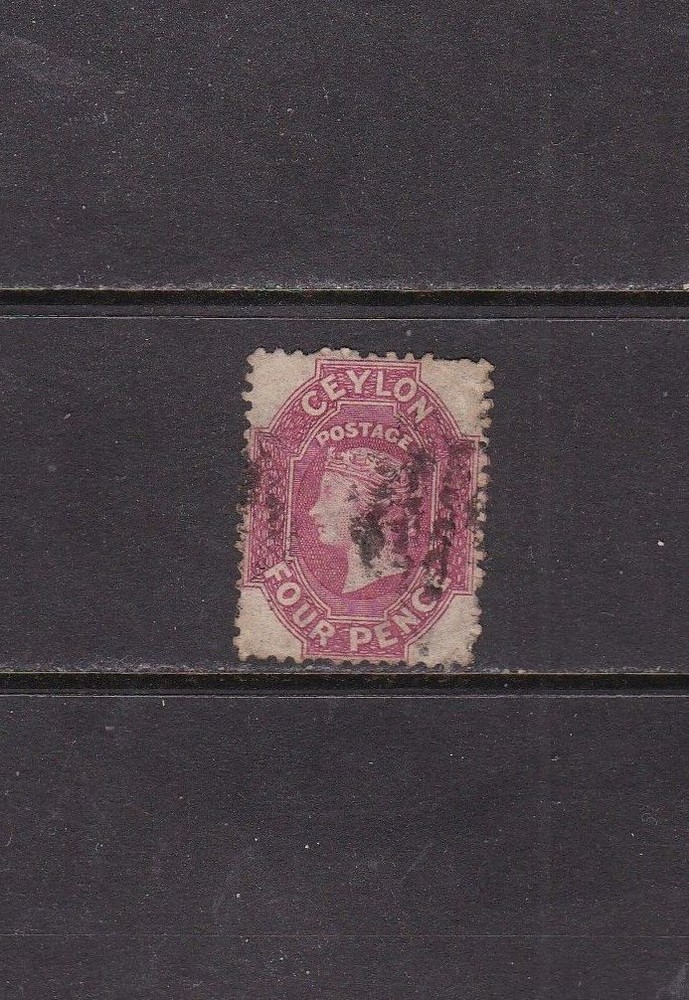 Ceylon 1867 4d Rose Used SG65