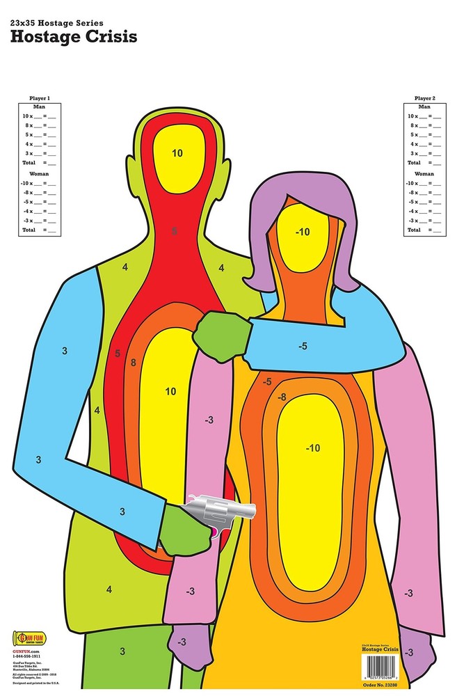 GunFun Aggressor - 9 Pack - 23x35