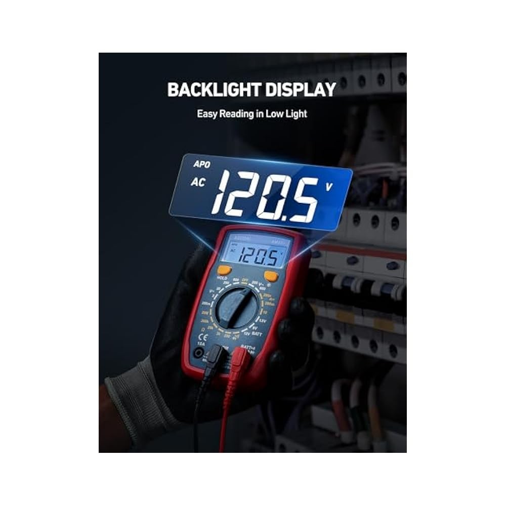 Portable Digital Multimeter with 2x Sampling Rate, Measures
