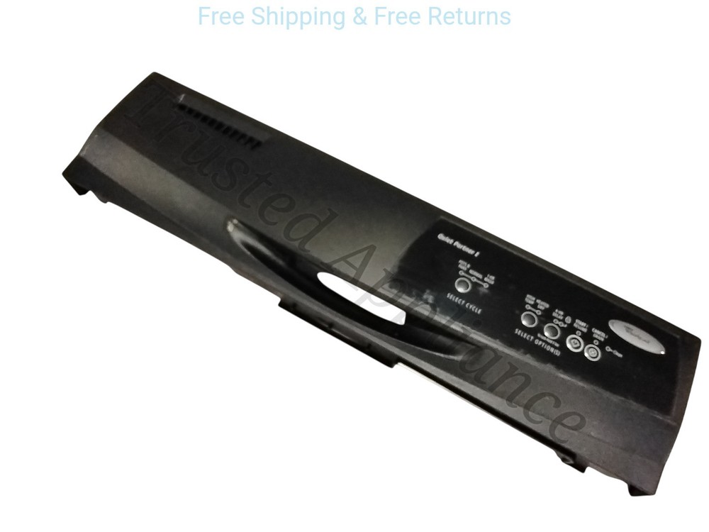 OEM Dishwasher Control Panel  W10290140 BLACK