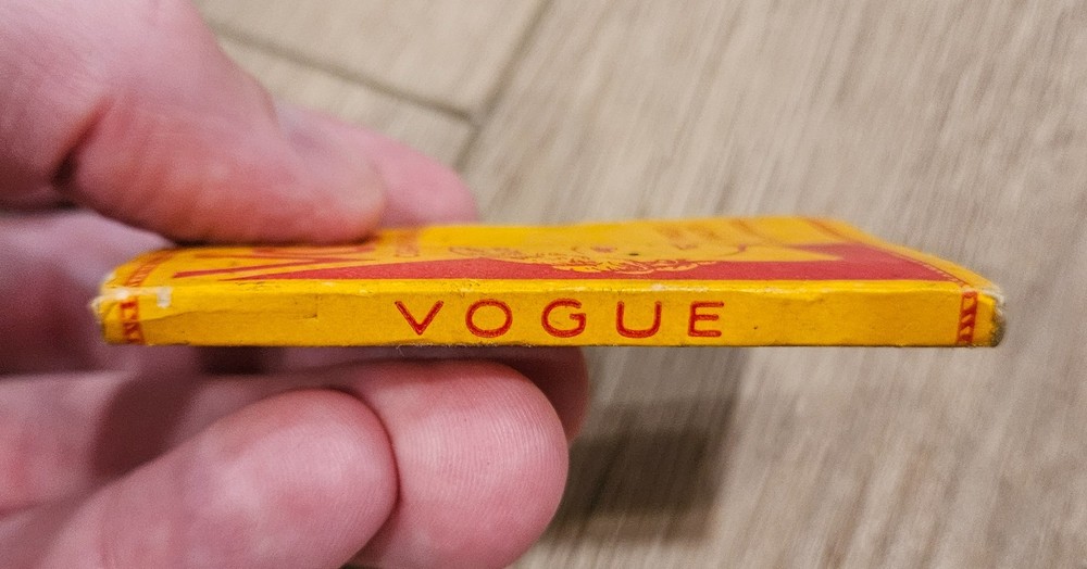 Vintage Vogue Cigarette Rolling Papers Pack Made in Canada