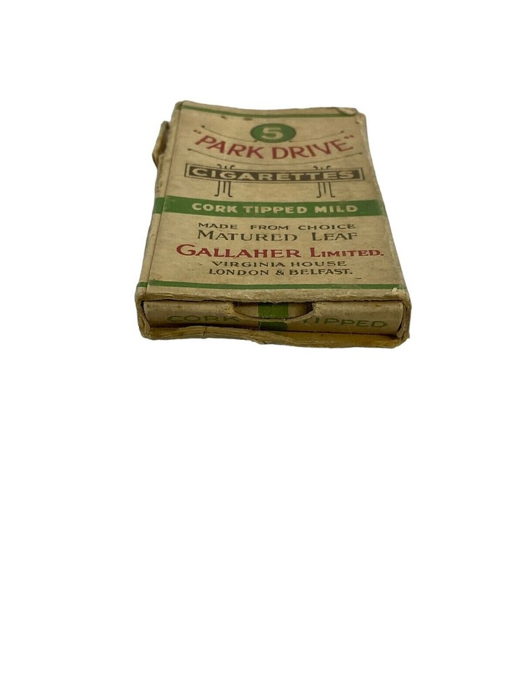 WW2 British Park Drive Cigarettes Box EMPTY