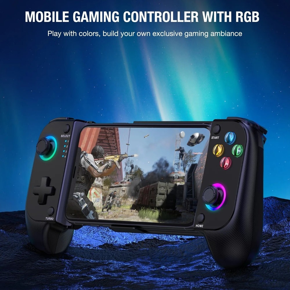 Wireless Phone Controller for iPhone/Android,Mobile Gaming Controller for iOS