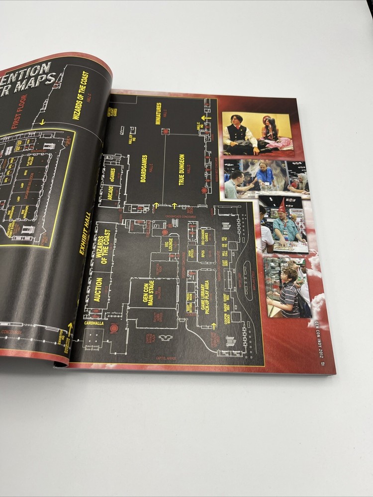 Gen Con 2012 Program Guide Book Gencon Indianapolis Indiana Indy
