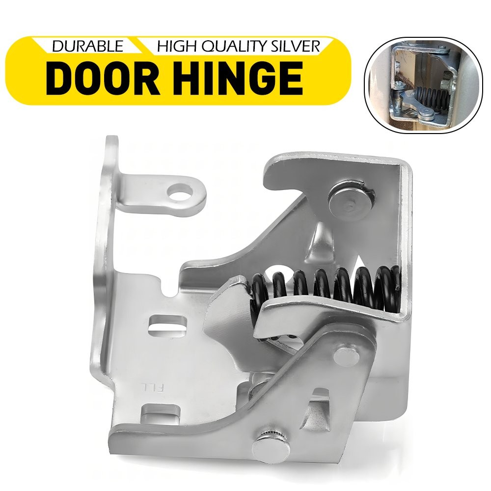 For Chevy Silverado 1500 Door Hinge 2007-2013 Driver Side Front Lower Chrome