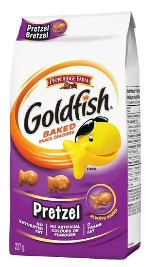 Goldfish Baked Pretzel Crackers, 227g (2 Pack)