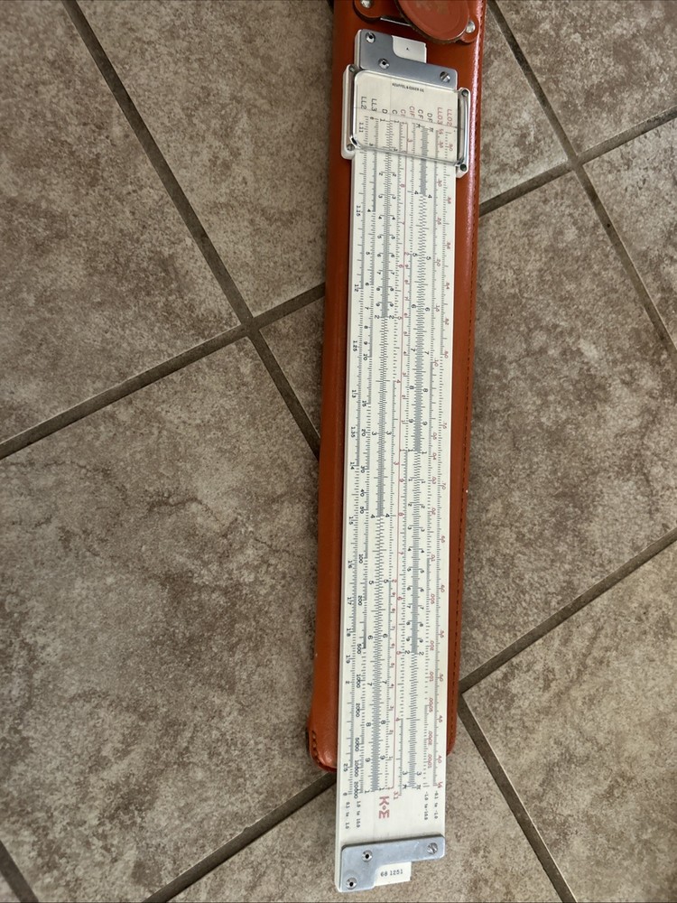 vintage K&E slide rule