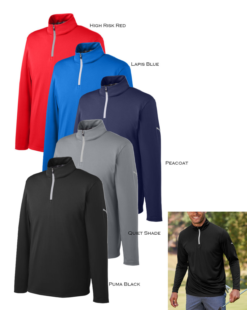Puma Golf- 596807 Ultra-Lightweight Performance Icon Quarter-Zip Pullover, NWT!!