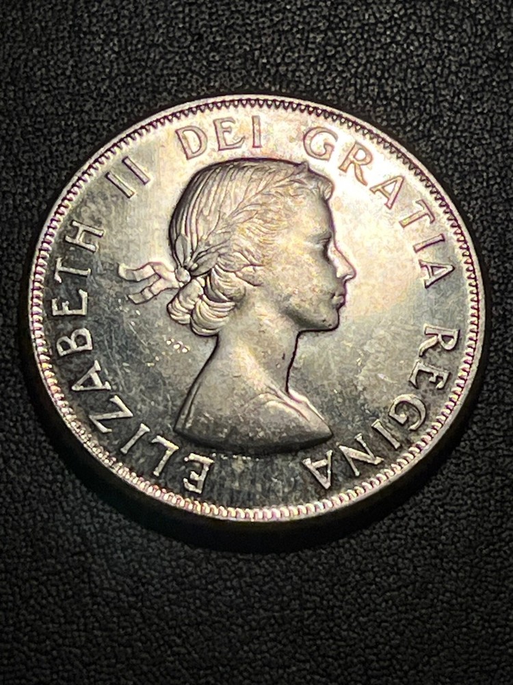 1959 Canada Half Dollar Silver Coin Gem BU #2