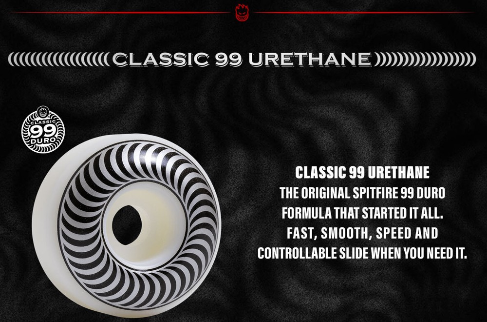 SPITFIRE Skateboard Wheels 56mm CLASSICS Old School Pool Skating
