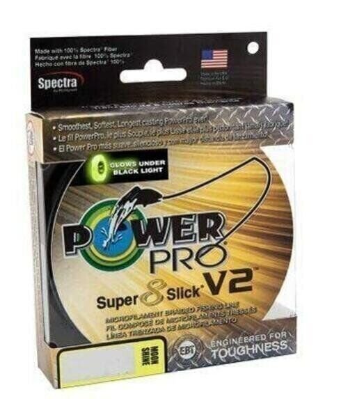 Power Pro SSV2 50 LB X 1500 YD Moon Shine Braid