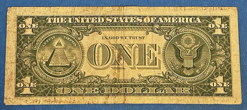 1957 A Silver Certificate Note Circulated