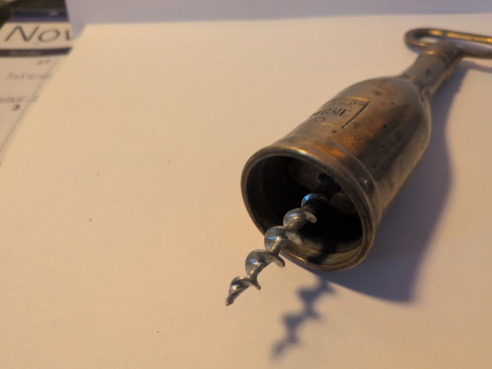 Vintage Brass Cork Puller For Champagne