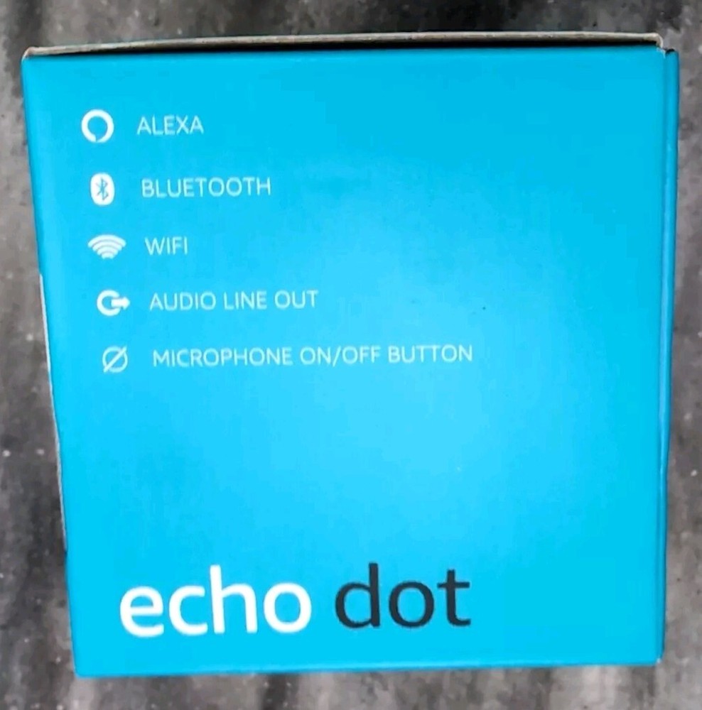 Amazon Echo Dot Alexa Smart Speaker White/Sandstone 3rd Gen BRAND NEW