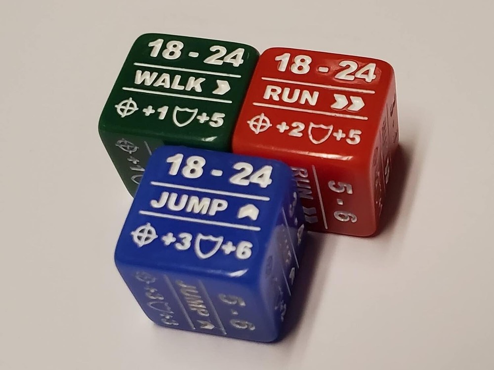 Battletech Stats Modifier Dice Full 30 Dice Bundle: Movement, Heat & Special