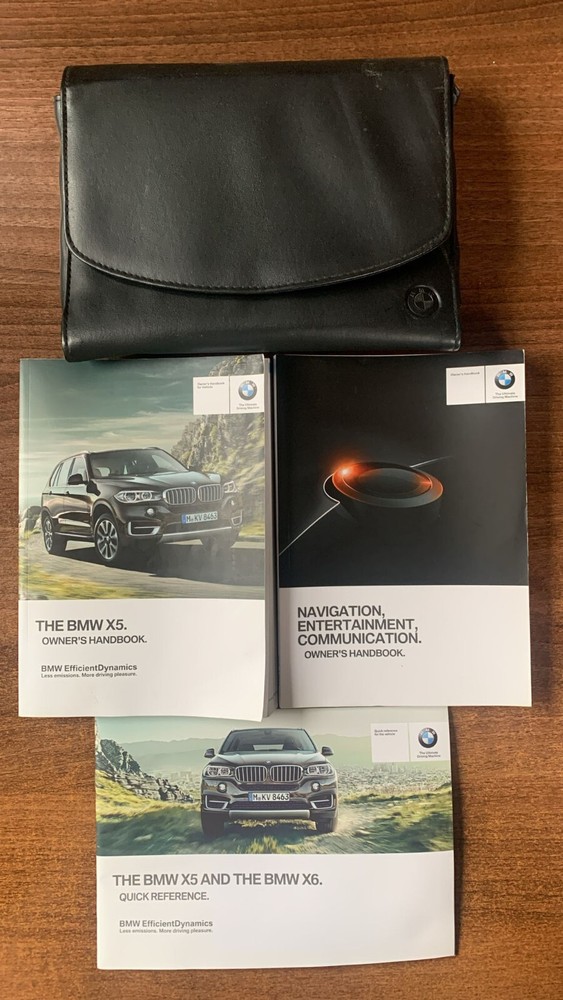 BMW X5 OWNERS MANUAL + WALLET 2014 PRINT REFC101
