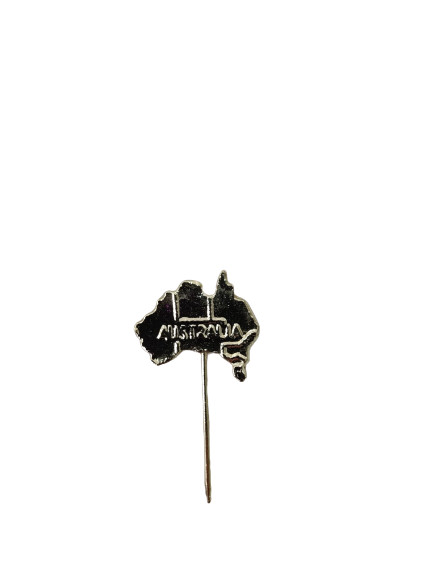 Australian Map Gold Plated Stick Pins - 5 Pack