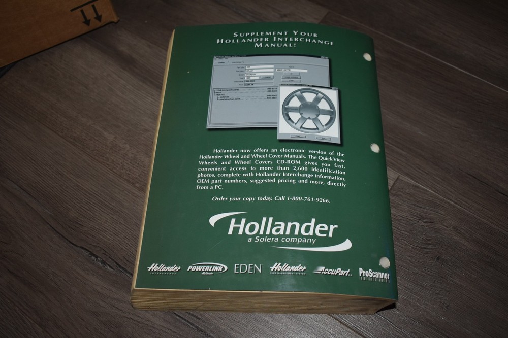 Hollander Wheel Interchange Manual 75th edition 2009