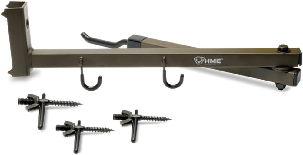 High-Quality Easy-To-Attach Secure Better Tree Stand Bow Hanger - Includes Two A