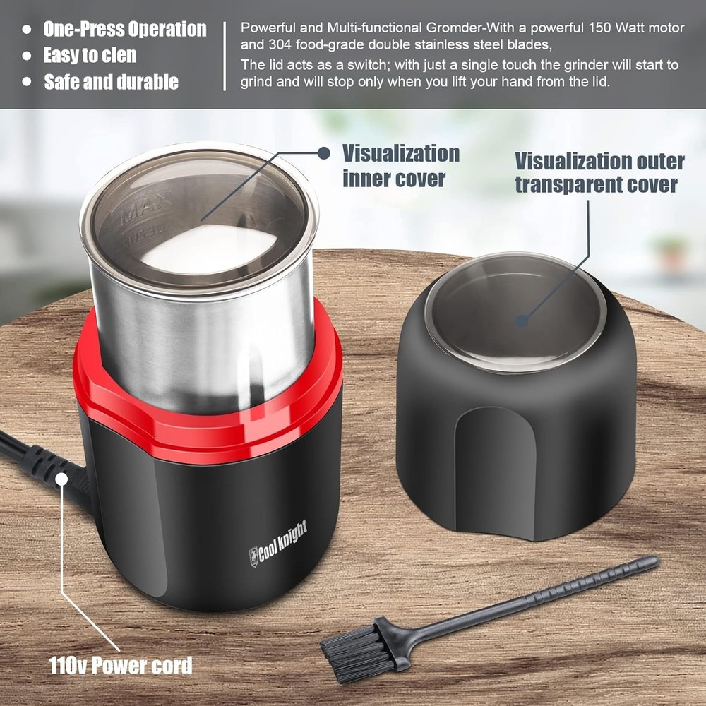 Herb Grinder Black 450ml Fast