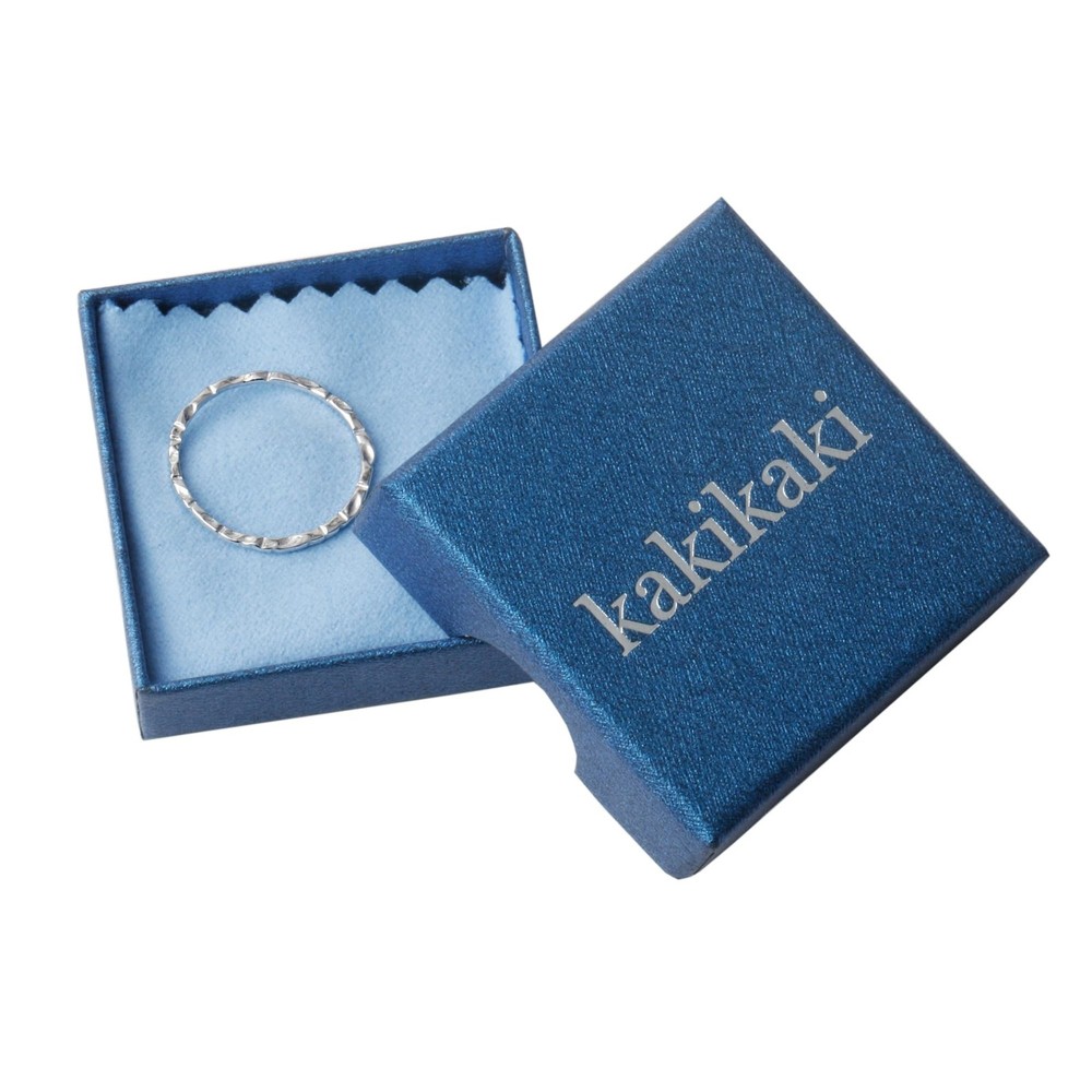 925 Sterling Silver Minimalist Hammered Textured Thin Knuckle Midi Stacking R...