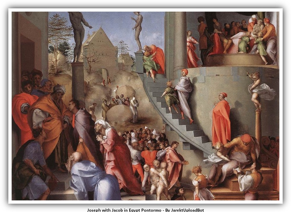 Joseph with Jacob in Egypt Pontormo