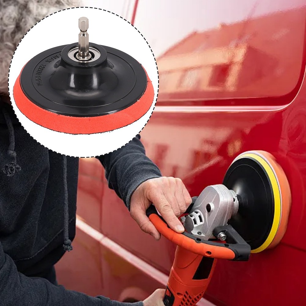 Sanding Pad Buffing Pad Parts Polyurethane Replacement Drill Adapter Useful
