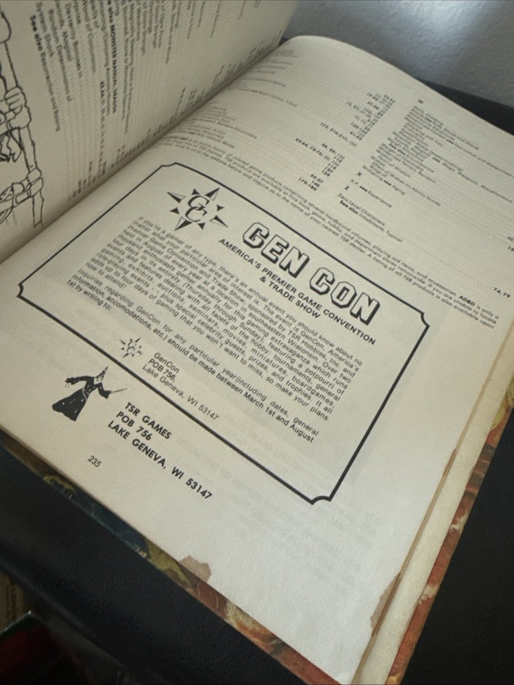TSR AD&D DUNGEON MASTERS GUIDE RARE 1979 Revised Edition