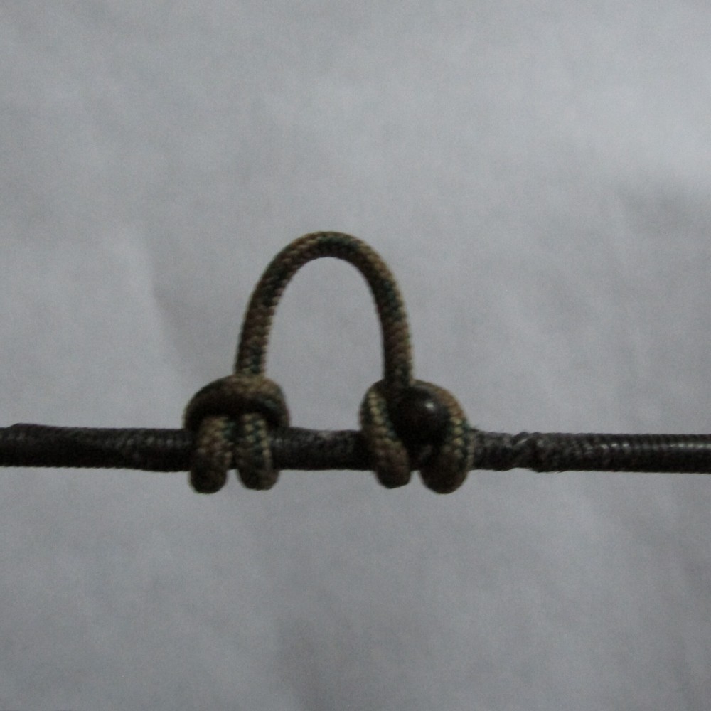 Rope style archery D loop