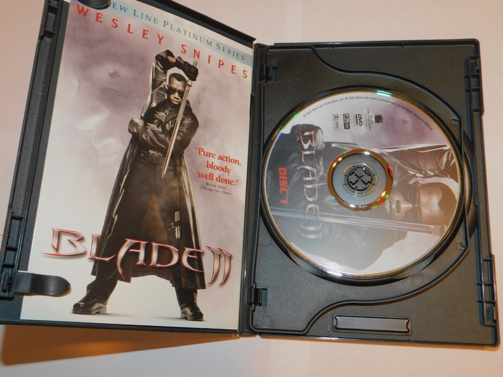 Blade II DVD Wesley Snipes 2002 Two Discs
